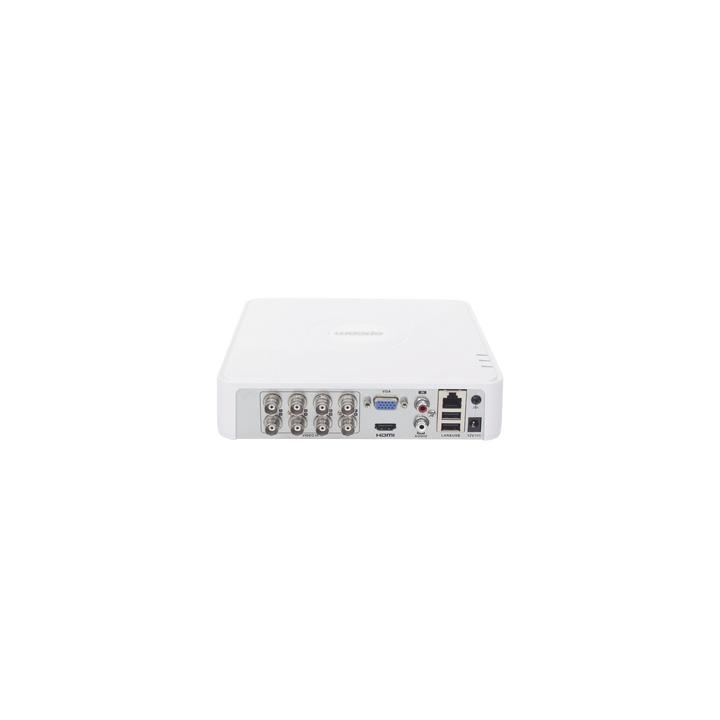 DVR 8 Canales TurboHD + 2 Canales IP / 2 Megapixel (1080p) Lite / Acusense Lite (Evita Falsas Alarmas) / Audio por