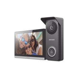 Kit de Videoportero Hibrido TurboHD con Pantalla LCD touch de 7" Wi-Fi / Frente de Calle para Exterior Metalico / 720p