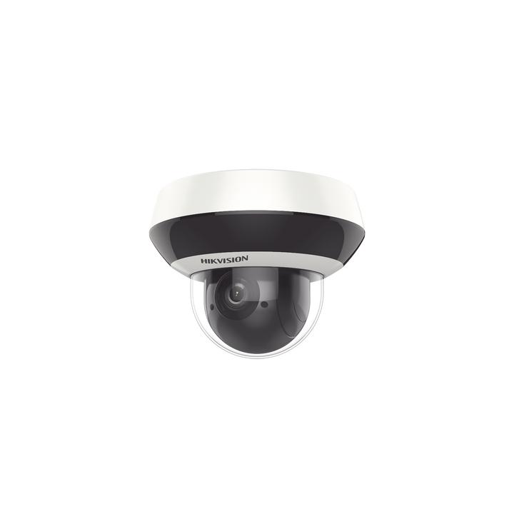 Mini Domo PTZ IP 4 Megapixel / 4X Zoom / H.265+ / 20 mts IR EXIR / WDR / PoE / IK10 /Exterior IP66 / DarkFighter /