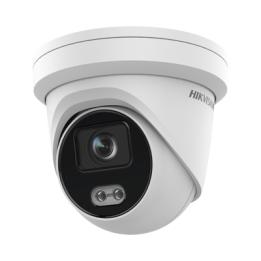Turret IP 4 Megapixel / Imagen a color 24/7 / Lente 4 mm / Luz Blanca 40 mts / Exterior IP67 / Micrófono Integrado /