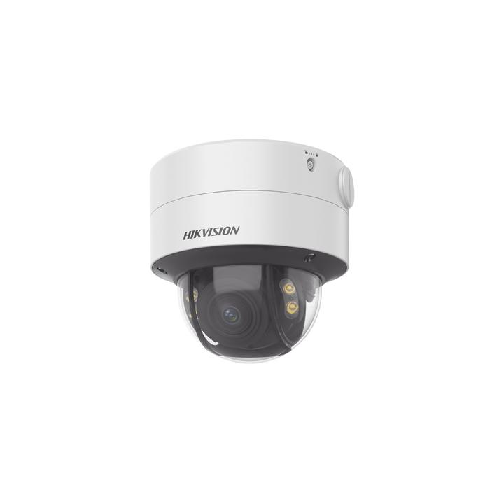 Domo IP 4 Megapixel / Imagen a Color 24/7 / Lente 3.6 - 9 mm / Luz Blanca 40 mts / WDR 130 dB / Exterior IP67 / IK10 /