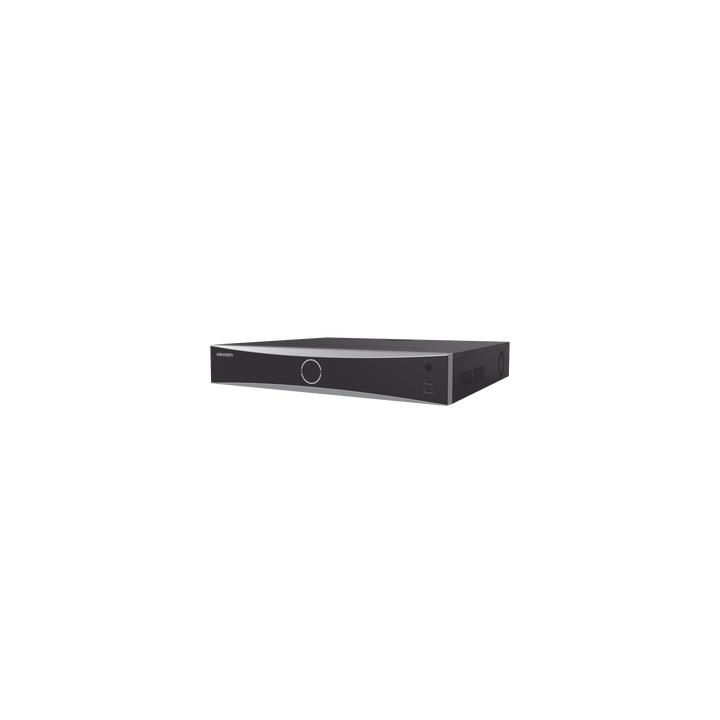 NVR 12 Megapixel (4K) / 16 canales IP / 16 Puertos PoE+ / AcuSense (Evita Falsas Alarmas) / Reconocimiento Facial / 4