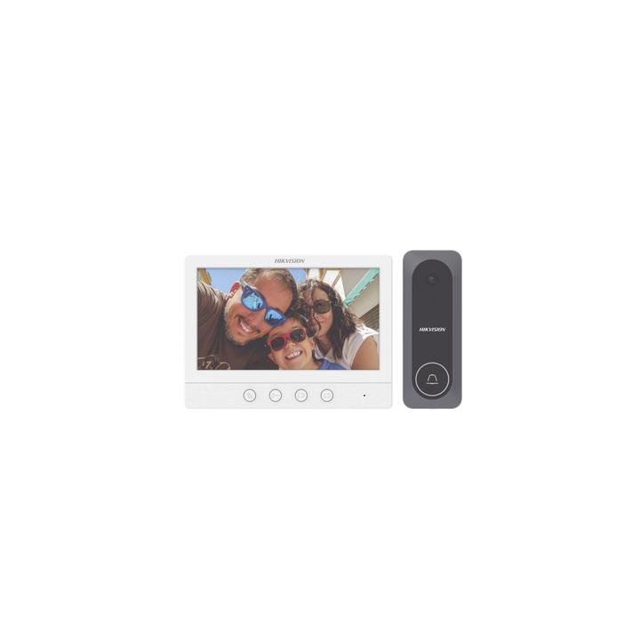 Kit de Videoportero TurboHD con Pantalla LCD a Color de 7" / Frente de Calle para Exterior de Policarbonato / 720p (1