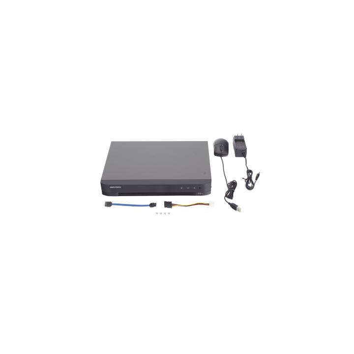 DVR 4 Canales TURBOHD + 2 Canales IP / 5 Megapixel Lite - 3K Lite / Audio de Dos Vías por Coaxitron / Reconocimiento