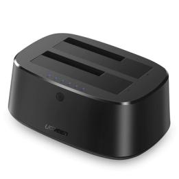 Base USB 3.0 para Disco Duro de Doble Bahía | Soporta Discos SATA de 2.5' & 3.5´ | Soporta discos de 12TB |