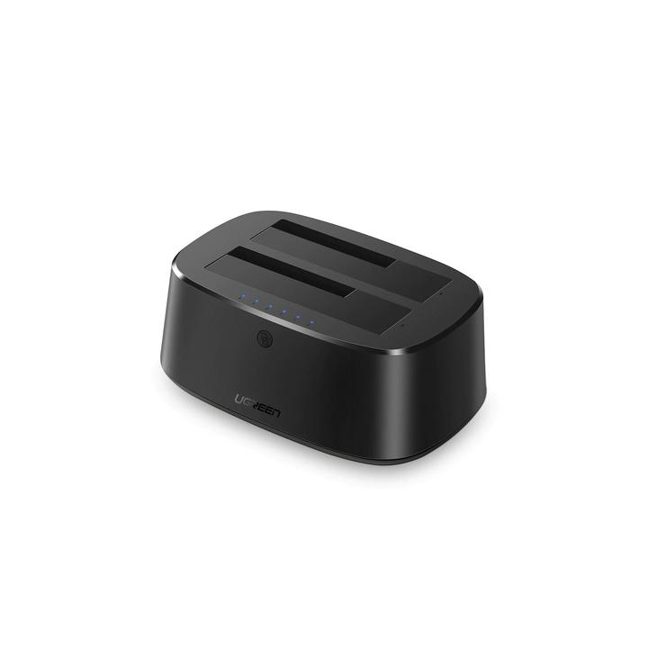 Base USB 3.0 para Disco Duro de Doble Bahía | Soporta Discos SATA de 2.5' & 3.5´ | Soporta discos de 12TB |