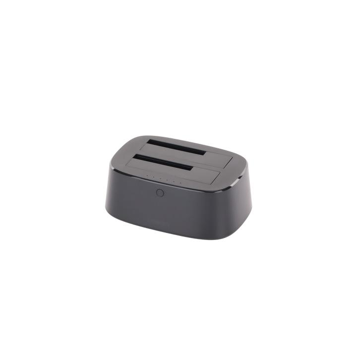 Base USB 3.0 para Disco Duro de Doble Bahía | Soporta Discos SATA de 2.5' & 3.5´ | Soporta discos de 12TB |