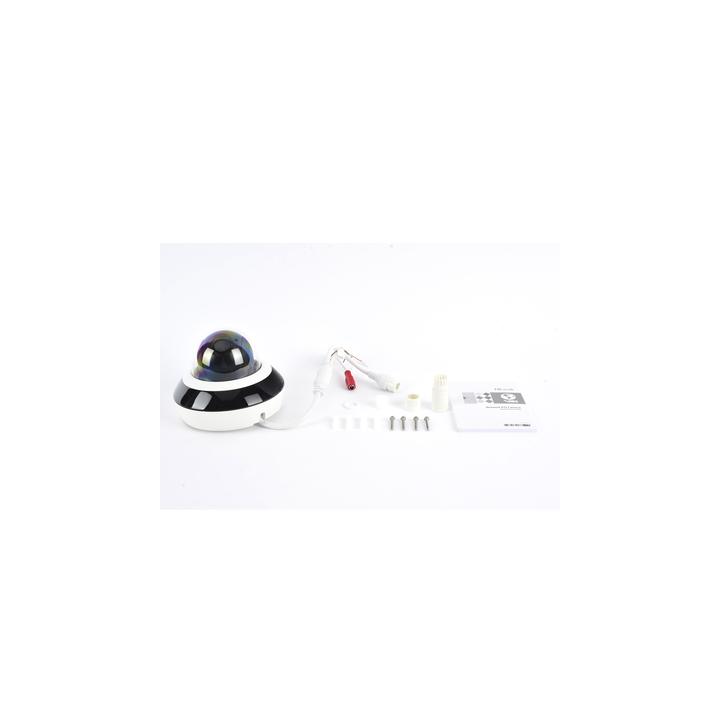 Mini Domo PTZ IP 2 Megapixel / 4X Zoom / H.265+ / 20 mts IR EXIR / WDR 120dB / PoE / IK10 / Exterior IP66 / Ultra Baja
