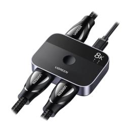 Conmutador HDMI 2.1 8K @60Hz | HDMI Splitter 2 Entradas a 1 Salida | Soporta 4K @120Hz 1080P @240Hz 3D | HDR Dolby |