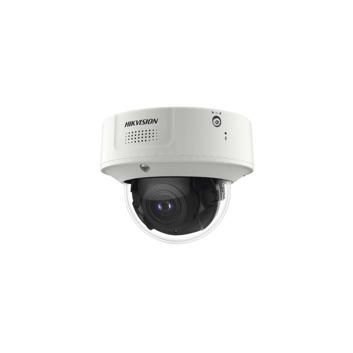 Domo IP 4 Megapixel / Lente Mot. 2.8 - 12 mm / 40 mts IR EXIR / IP67 / IK10 / H.265+ / Conteo de Personas por