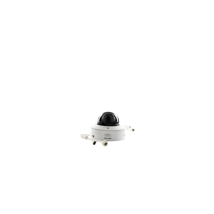 Domo IP 4 Megapixel / Lente Mot. 2.8 - 12 mm / 40 mts IR EXIR / IP67 / IK10 / H.265+ / Conteo de Personas por