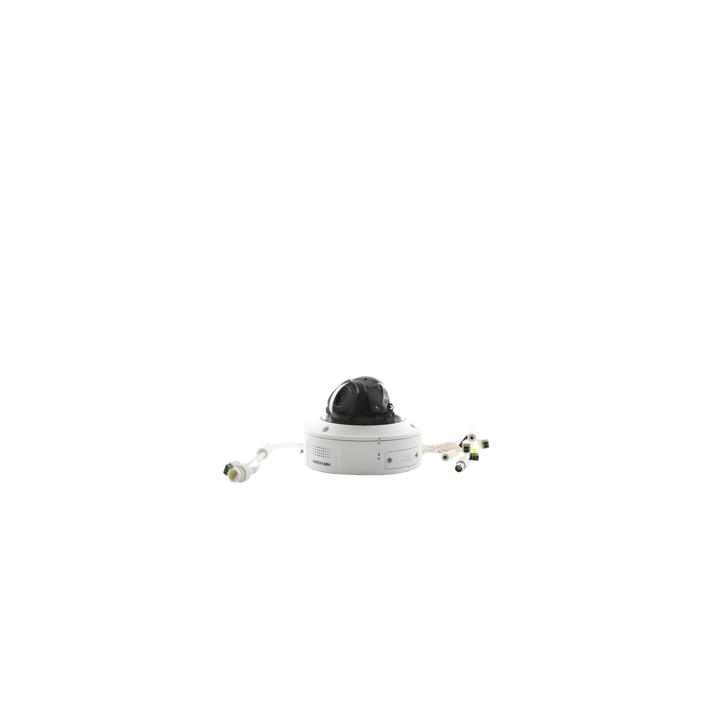 Domo IP 4 Megapixel / Lente Mot. 2.8 - 12 mm / 40 mts IR EXIR / IP67 / IK10 / H.265+ / Conteo de Personas por