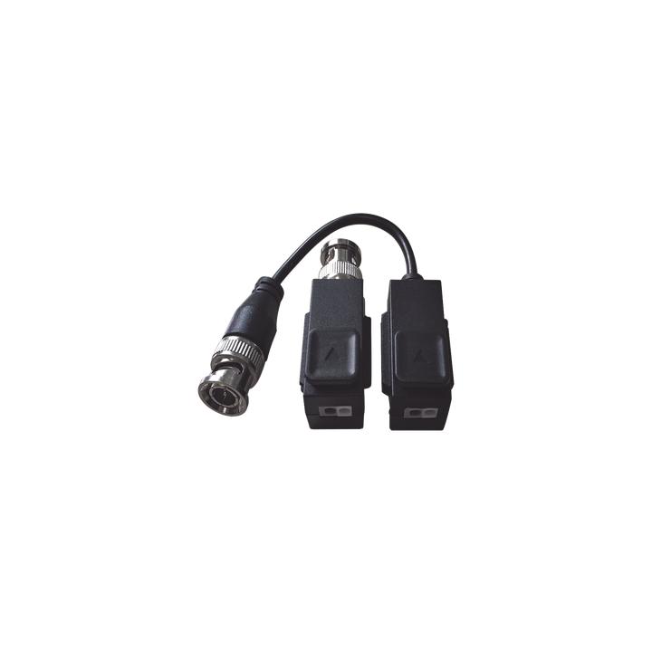 Kit de Transceptor (Balluns) TURBOHD con Boton Push / Hasta 8 MP (4K) / 100% Cobre / Soporta HD-TVI / AHD / CVI / CVBS