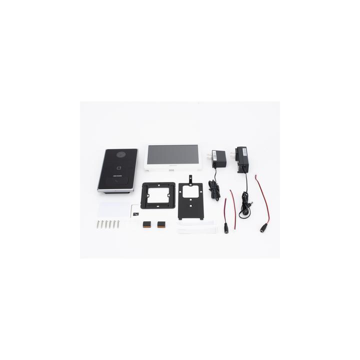 Kit de Videoportero IP / Frente de calle para exterior / 2MP / Lector de Tarjeta MiFARE / Monitor Interior / WiFi /