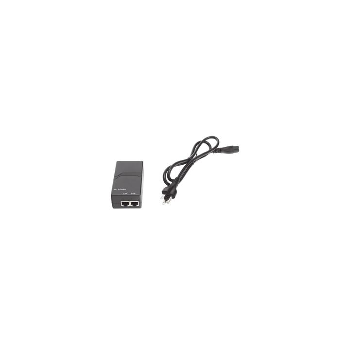 Inyector PoE estándar 15 watts, Compatible Multi-marcas, Detección Inteligente Anti Accidentes (802.3af / Gigabit)