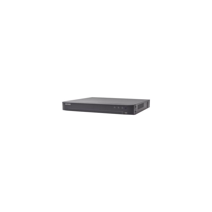 DVR 8 Canales TURBOHD + 8 Canales IP / 8 Megapixel (4K) / Audio de dos vías por Coaxitron / ACUSENSE / Reconocimiento