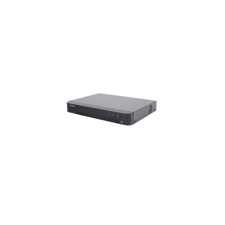 DVR 8 Canales TURBOHD + 8 Canales IP / 8 Megapixel (4K) / Audio de dos vías por Coaxitron / ACUSENSE / Reconocimiento