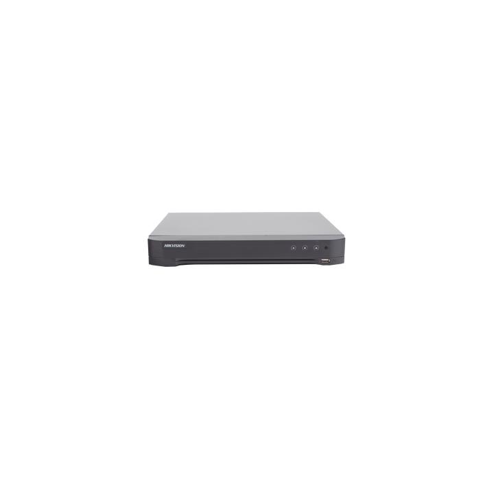 DVR 8 Canales TURBOHD + 8 Canales IP / 8 Megapixel (4K) / Audio de dos vías por Coaxitron / ACUSENSE / Reconocimiento