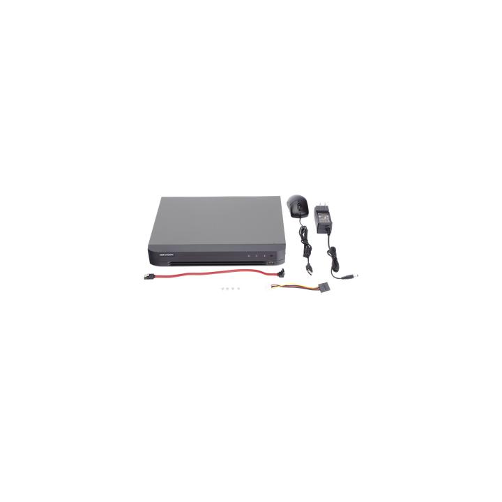 DVR 8 Canales TURBOHD + 8 Canales IP / 8 Megapixel (4K) / Audio de dos vías por Coaxitron / ACUSENSE / Reconocimiento