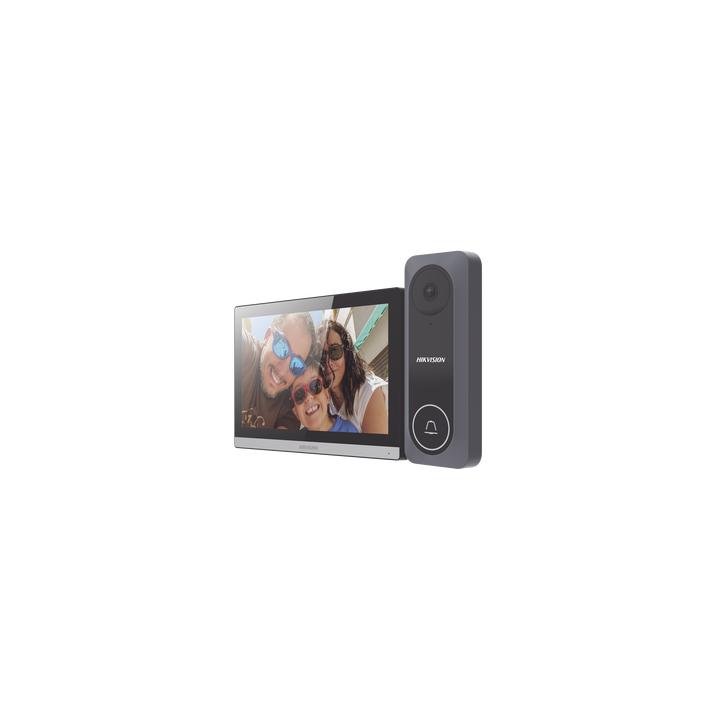 Kit de Videoportero Hibrido TurboHD con Pantalla LCD touch de 7" Wi-Fi / Frente de Calle para Exterior de Policarbonato