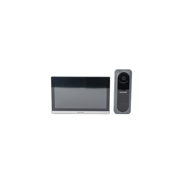 Kit de Videoportero Hibrido TurboHD con Pantalla LCD touch de 7" Wi-Fi / Frente de Calle para Exterior de Policarbonato