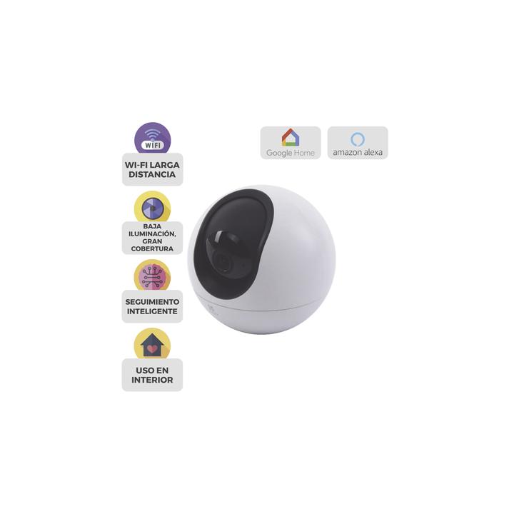 Mini PT IP 3K (5 Megapixel) / Wi-Fi / Detección Humana y Mascotas / Doble Banda 2.4- 5G / Seguimiento Inteligente /