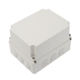 Caja Derivación-Conexión de Plástico (190 X 240 X 165 mm) con 12 Glándulas de Goma. Para Instalaciones Comerciales,