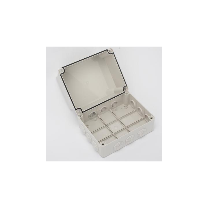 Caja Derivación-Conexión de Plástico (190 X 240 X 165 mm) con 12 Glándulas de Goma. Para Instalaciones Comerciales,