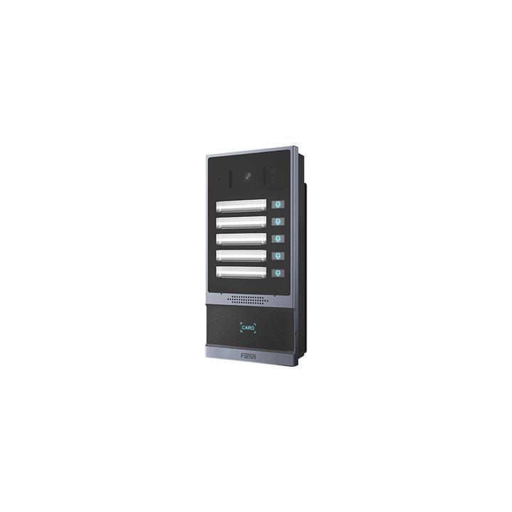 Videoportero SIP i63, 2 relevadores con 5 botones de marcación rápida, anti-vandálico, IP66 y IK07, PoE