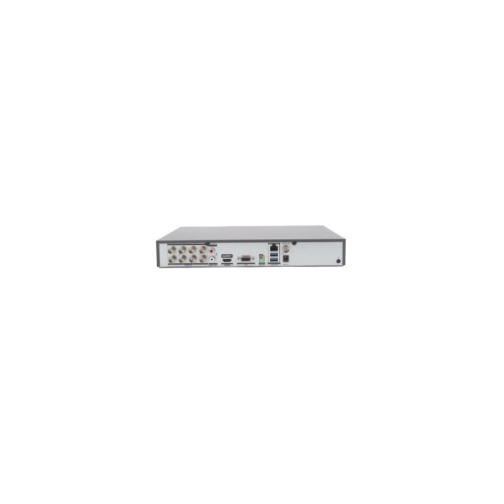 DVR 8 Canales TURBOHD + 4 Canales IP / 8 Megapixel (4K) / Audio Bidireccional por Coaxitron / ACUSENSE / Reconocimiento
