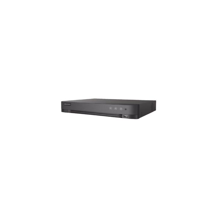 DVR 4 Canales TURBOHD + 4 Canales IP / 8 Megapixel (4K) / Audio de dos vías por Coaxitron / ACUSENSE / Reconocimiento