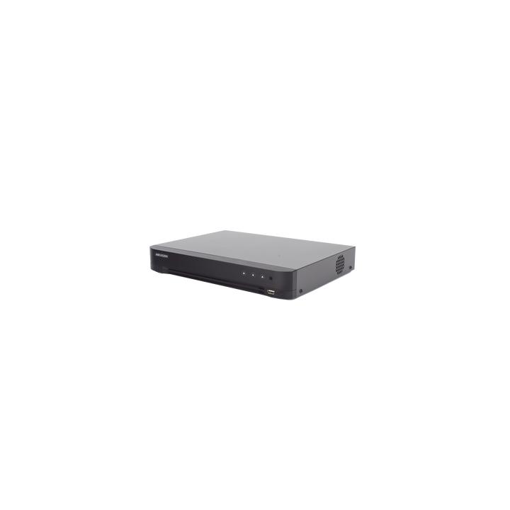 DVR 4 Canales TURBOHD + 4 Canales IP / 8 Megapixel (4K) / Audio de dos vías por Coaxitron / ACUSENSE / Reconocimiento