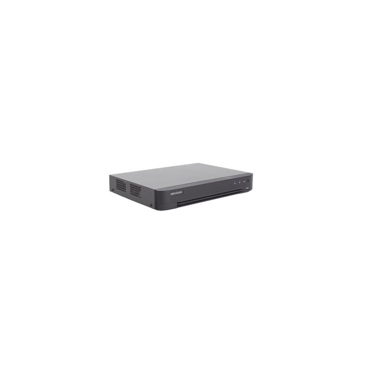 DVR 4 Canales TURBOHD + 4 Canales IP / 8 Megapixel (4K) / Audio de dos vías por Coaxitron / ACUSENSE / Reconocimiento