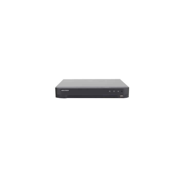 DVR 4 Canales TURBOHD + 4 Canales IP / 8 Megapixel (4K) / Audio de dos vías por Coaxitron / ACUSENSE / Reconocimiento