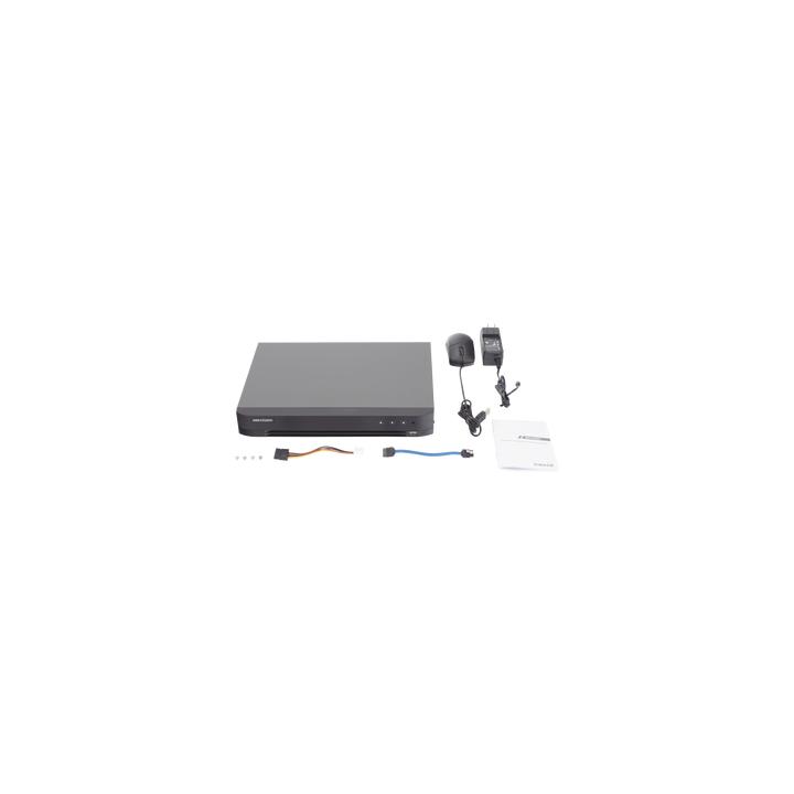 DVR 4 Canales TURBOHD + 4 Canales IP / 8 Megapixel (4K) / Audio de dos vías por Coaxitron / ACUSENSE / Reconocimiento