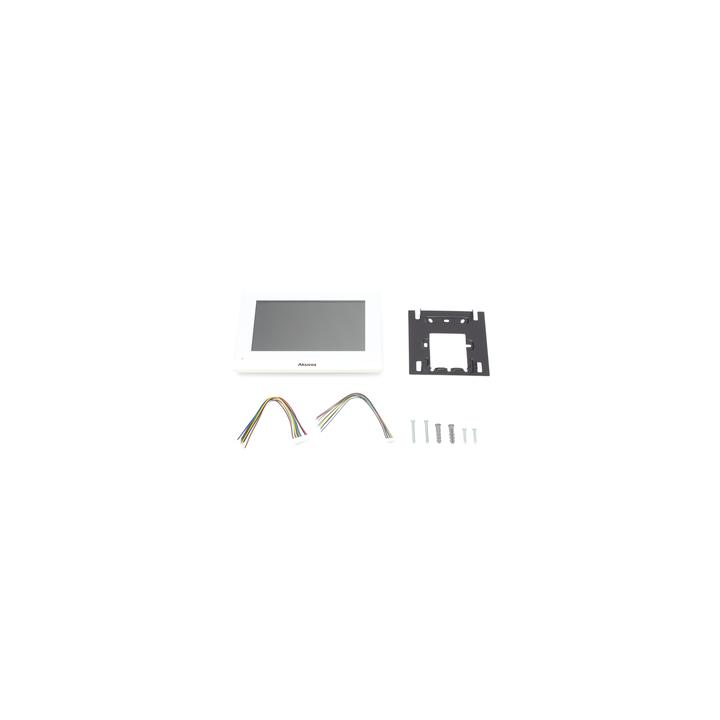 Monitor Color Blanco Linux / Pantalla Touch de 7 Pulgadas / SIP / POE / WIFI / Compatible con Frentes de Calle Akuvox