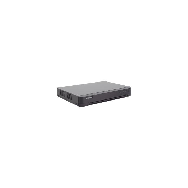 DVR 4 Canales TURBOHD + 4 Canales IP / 8 Megapixel (4K) / Audio por Coaxitron / ACUSENSE / Reconocimiento Facial / 1