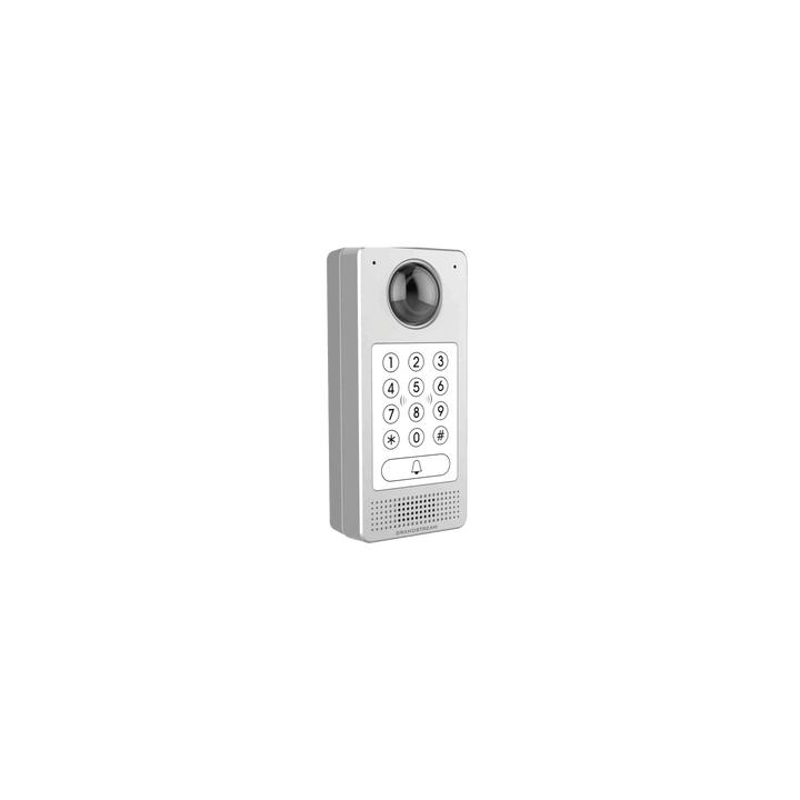 Videoportero IP (SIP) FISHEYE, apertura por código, Antivandálico, llamada y/o tarjeta, teclado retro-iluminación