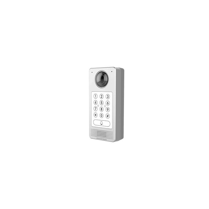 Videoportero IP (SIP) FISHEYE, apertura por código, Antivandálico, llamada y/o tarjeta, teclado retro-iluminación