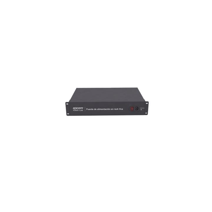 Fuente 24 Vca / Industrial / Tipo RACK / 20 Amperes / 16 salidas / 1.25 Amperes por salida administrada / 2.5 Amperes