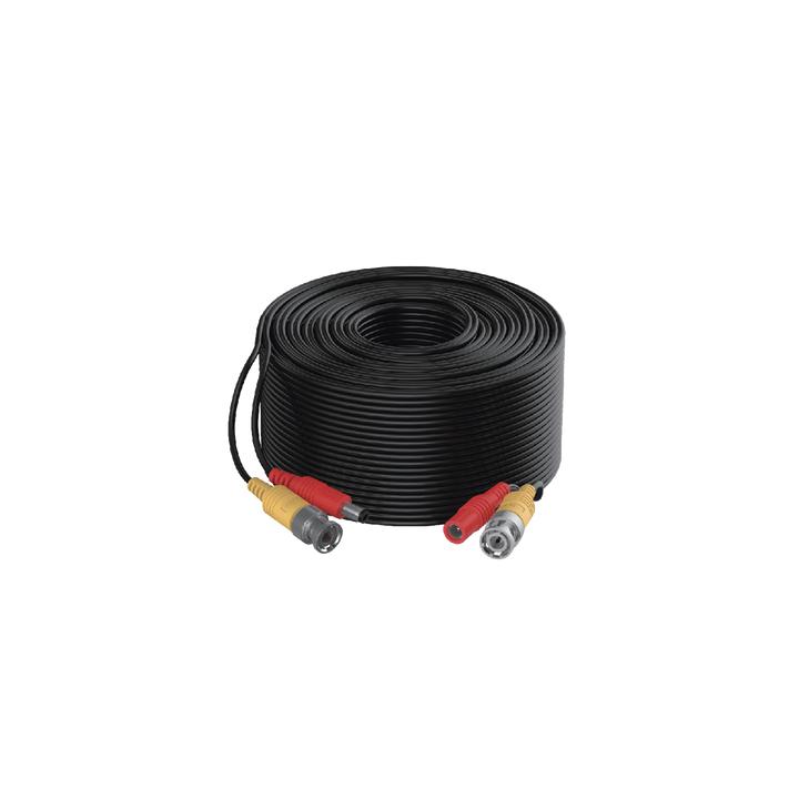 Cable Coaxial Siames (Mini RG59) + Alimentación / 10 Metros (32.81 Pies) de Distancia / CCA / Soporta 1080p (2
