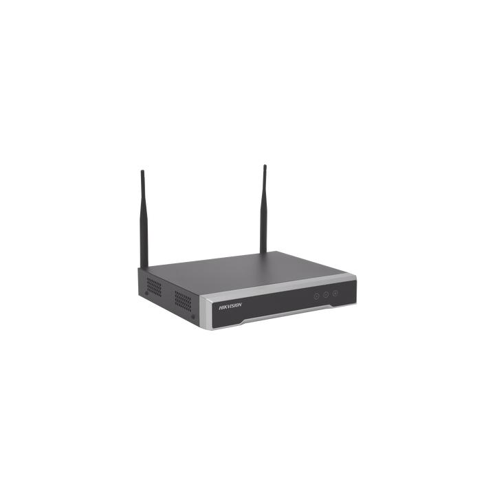 NVR 4 Megapixel / 4 canales IP / 1 Bahía de Disco Duro / 2 Antenas Wi-Fi / Salida de Vídeo Full HD