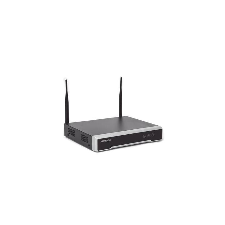NVR 4 Megapixel / 4 canales IP / 1 Bahía de Disco Duro / 2 Antenas Wi-Fi / Salida de Vídeo Full HD
