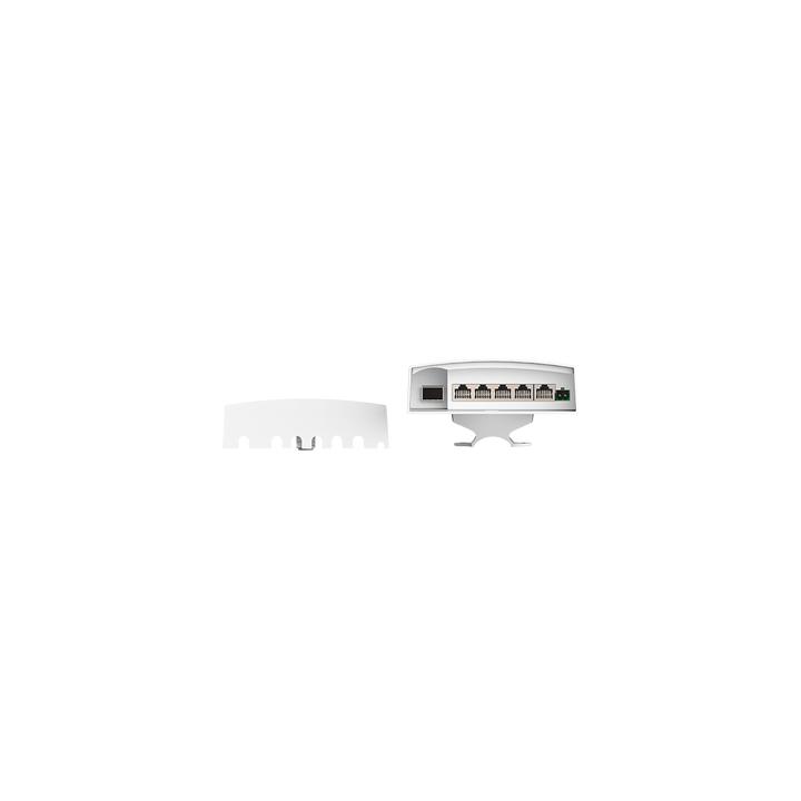 Switch CCTV PoE para Exterior / No administrable / PoE Entrada 802.3 bt Hasta 60W / 1 Puerto PoE salida 24V pasivo