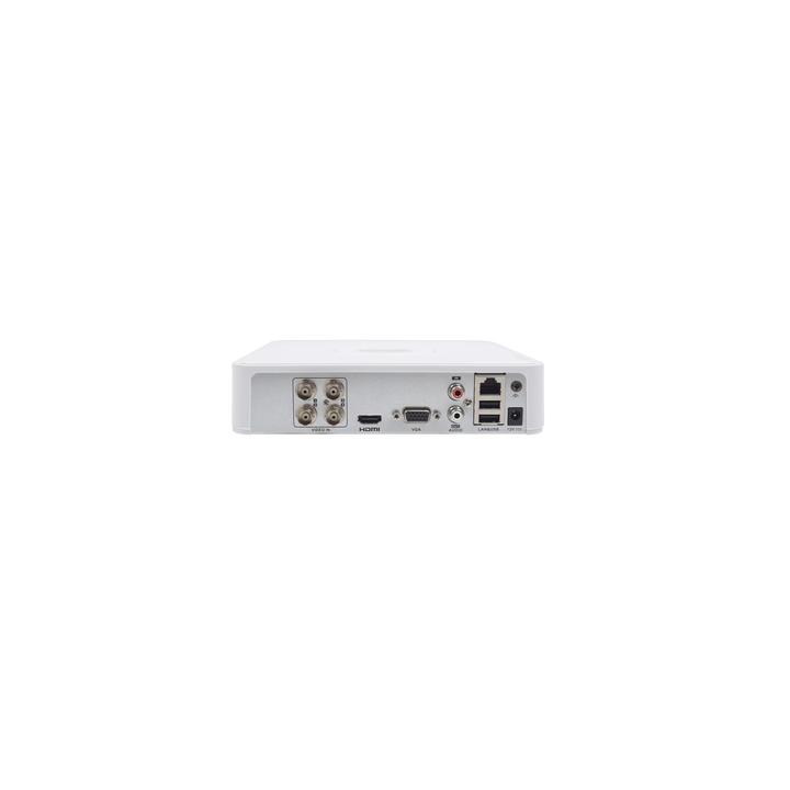 DVR 4 Canales TurboHD + 1 Canal IP/ 2 Megapixel (1080p) lite/ 1 Bahía de Disco Duro / H.264+ / 1 Canal de Audio /