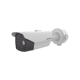 Cámara Bala IP Térmica y Óptica Biespectral / Análisis de Video (VCA) para Protección Perimetral / Medición de