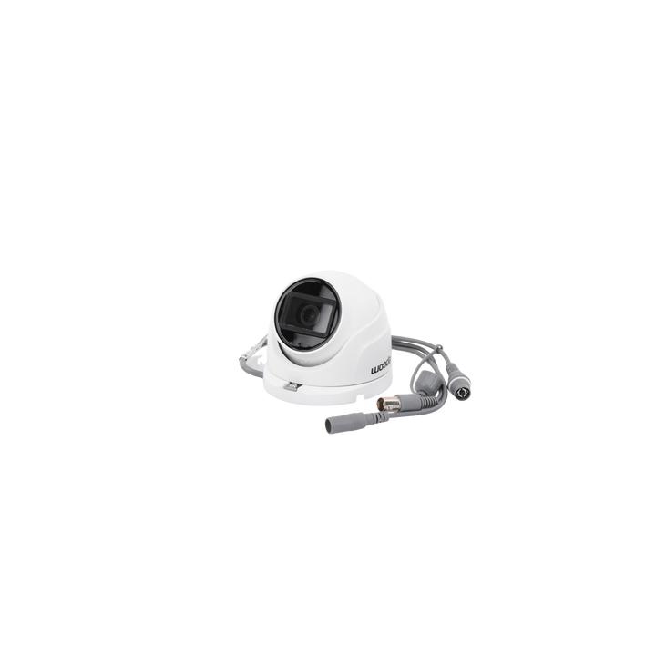 AUDIO POR COAXITRON / Turret TURBOHD 5 Megapixel / Angulo de vision 85.5° / Lente 2.8 mm / 30 mts IR EXIR / Exterior