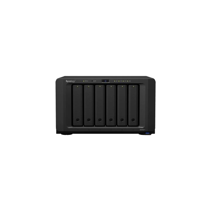 NAS Synology DiskStation DS1621+ | 6 Bahías | Procesador AMD Ryzen V1500B | 4 GB DDR4 ECC | Expansión Hasta 16