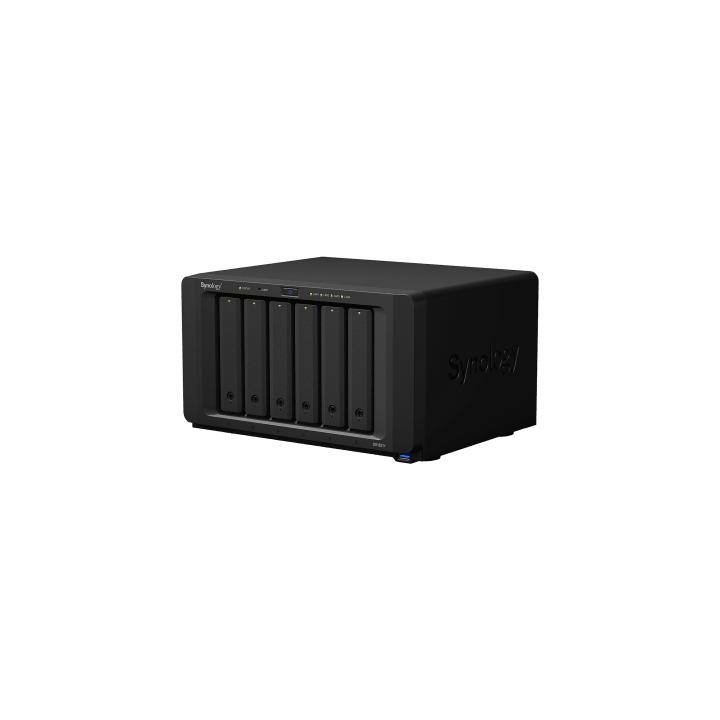 NAS Synology DiskStation DS1621+ | 6 Bahías | Procesador AMD Ryzen V1500B | 4 GB DDR4 ECC | Expansión Hasta 16