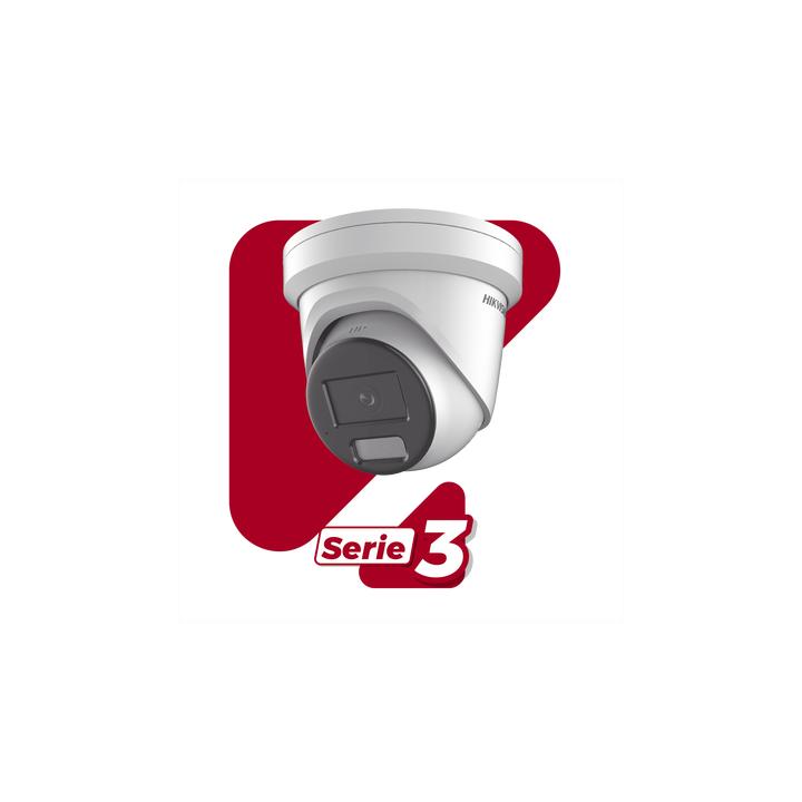 Turret IP 8 Megapixel (4K) / Lente 2.8 mm / Dual Light (40 mts IR + 40 mts Luz Blanca) / DARKFIGHTER S / Exterior IP67